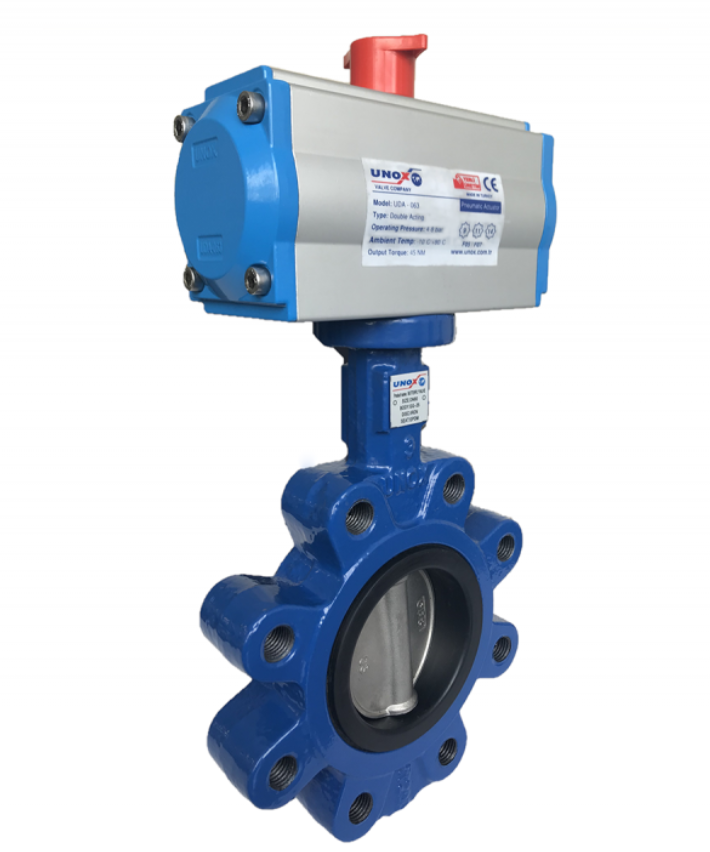 Double Acting Pneumatic Actuated Lug Type Butterfly Valves are waiting for you on our website with the most special prices.