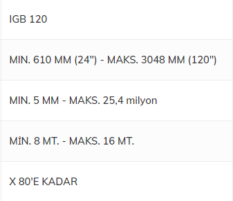 FMC Metal Boru İç Kumlama Püskürtme Hatları IGB48, IGB64, IGB100, IGB120 Modelleri En Özel Fiyatlarla mekanikmarkt.com da Sizleri Bekliyor.
