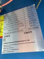 Pres Tezgahları > Eksantrik Presler > C Tipi Presler > CHNVIKEN JB23-80T ( 500mm x 760mm tabla )