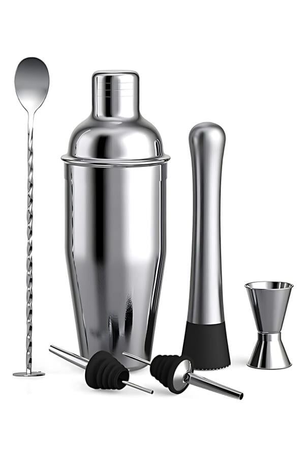 Paslanmaz Çelik 6 Parça Kokteyl Hazırlama Seti