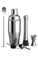 Paslanmaz Çelik 6 Parça Kokteyl Hazırlama Seti