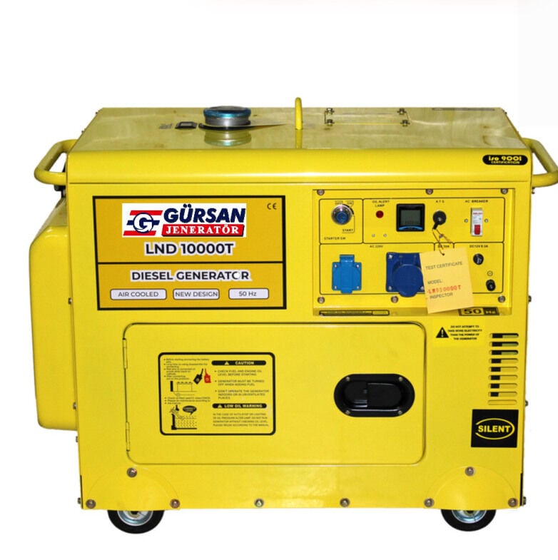GÜRSAN LND10000T DİZEL KABİNLİ JENERATÖR