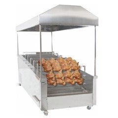 KM012-4 Kömürlü Yatay Tip Piliç Makineleri 40'LI