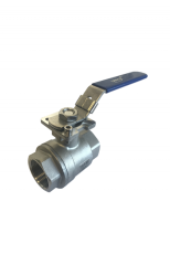 2 Piece Threaded Top Flanged Ball Valve