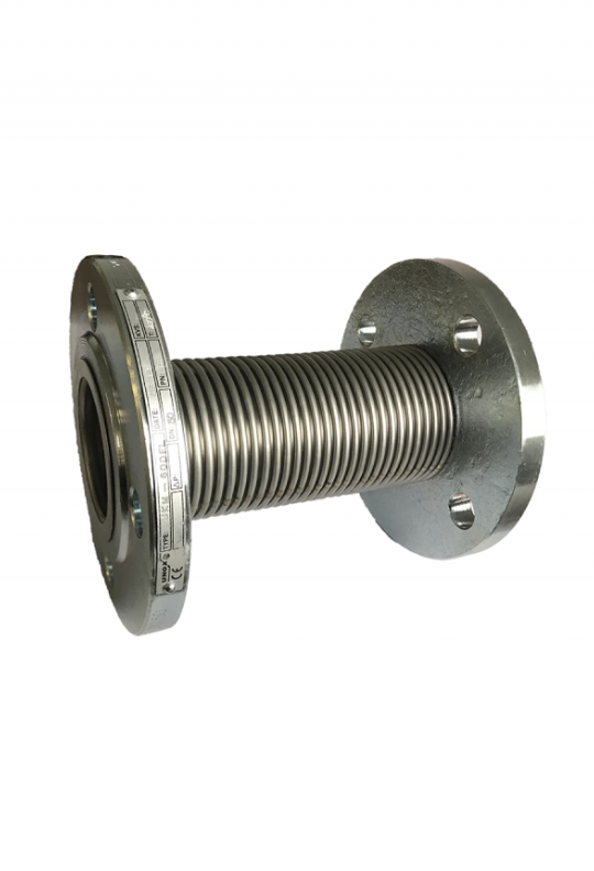 60mm Metal Körüklü Döner Flanşlı Laynerli Kompansatör