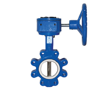 Dişli Kutulu Lug Tip (PTFE) Teflon Contalı Kelebek Vana