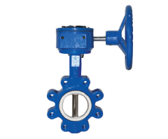 Dişli Kutulu Lug Tip (PTFE) Teflon Contalı Kelebek Vana