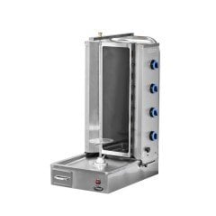 M077-3E Elektrikli Alt Motorlu Camlı Döner Makinesi 3 Radyanlı