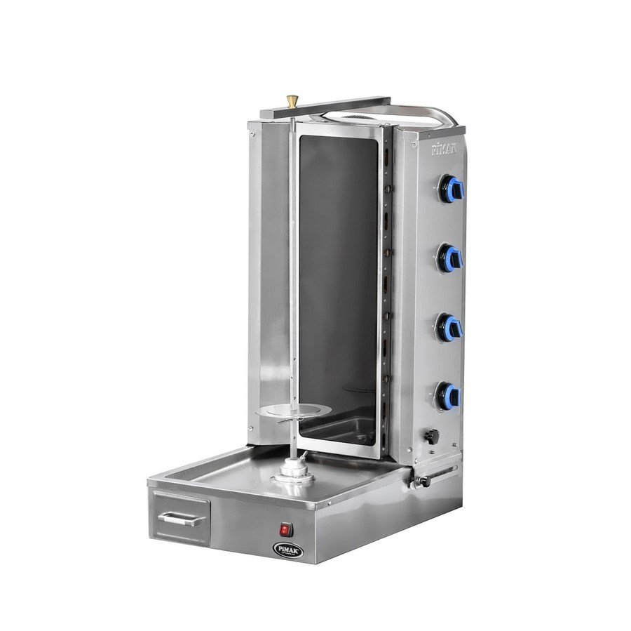 M077-4C Elektrikli Üstten Motorlu Camlı Döner Makinası 4 Radyanlı