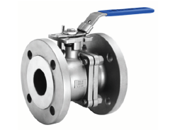 Stainless Steel 2-Piece Flanged+Top Flanged Ball Valve