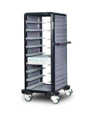 G.TT.09.S.2 Tekli Termo Tepsi Arabası 9 (2 Yanı Kapalı)