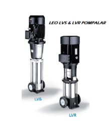 LEO LVS5-15 380V/50HZ 3 HP DİKEY MİLLİ, PASLANMAZ ÇELİK INLINE POMPA