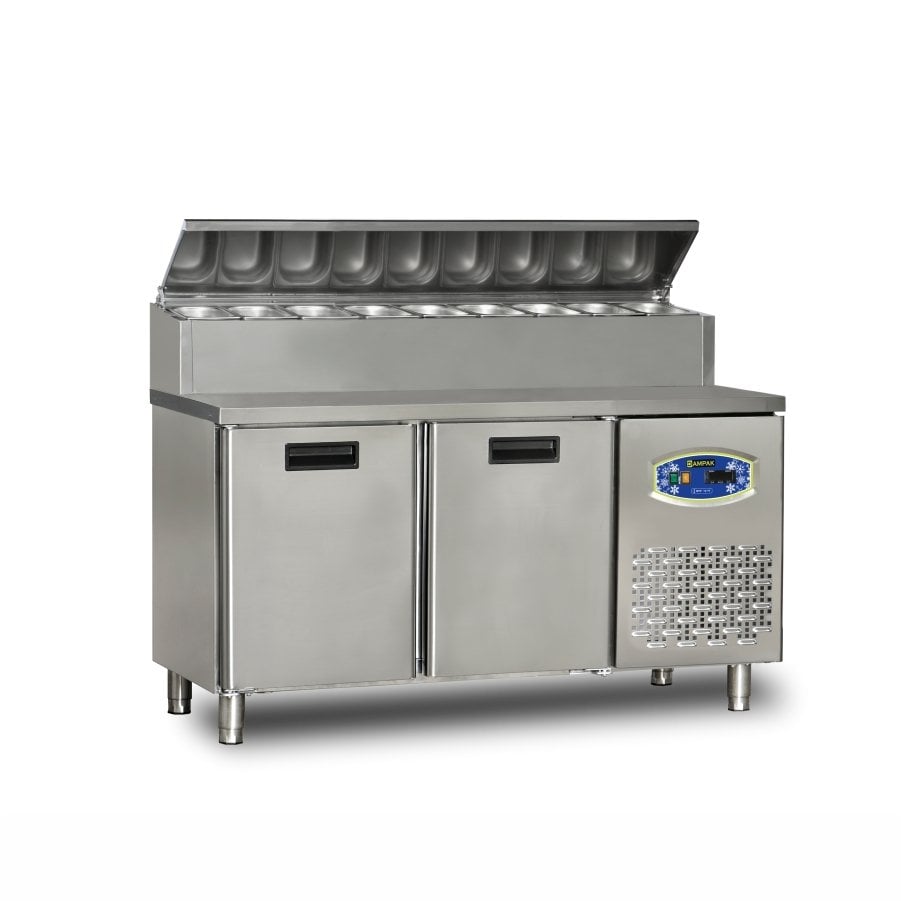 22TBF2S-PA70 2 KAPILI ALÇAK MONTE PİZZA HAZIRLIK DOLABI