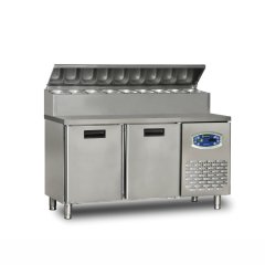 22TBF2S-PA70 2 KAPILI ALÇAK MONTE PİZZA HAZIRLIK DOLABI
