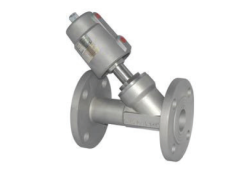 Stainless Flanged Pneumatic Piston Valve